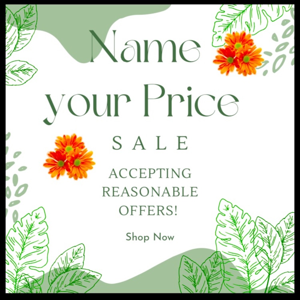 Name Your Price Sale